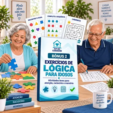Bônus 2: Exercícios de Lógica para Idosos com labirintos e sequências